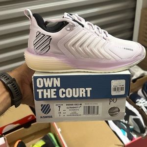 - K-SWISS tennis shoes for women size 7 color white purple